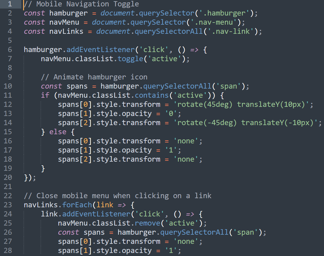 Screenshot coding practice